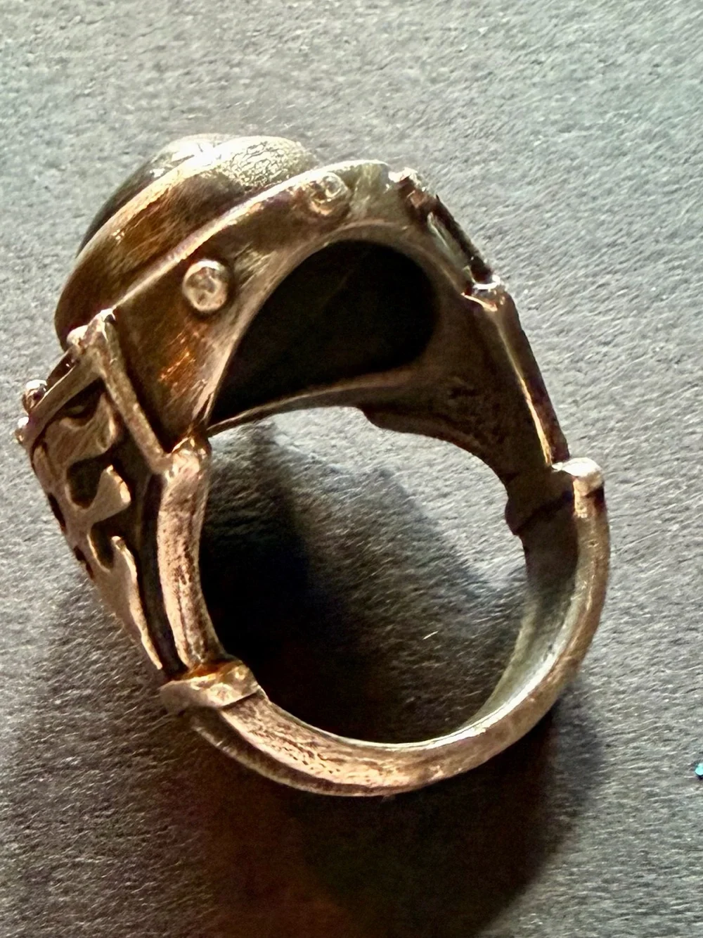 Heidi Nahser Fink Handcrafted Sterling Silver Statement Size 9 Ring